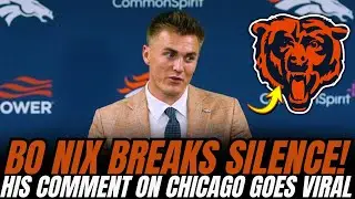 BO NIX REACTS! WHAT HE SAID ABOUT THE BEARS STUNNED FANS ACROSS NFL | Bears news