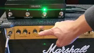 Custom 4-Way MIDI Footswitch for DSL40CR DSL100HR (PEDL-91016 Functions)