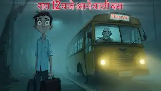 रात 12 बजे आने वाली बस | Horror Story in Hindi#AakhriBusStop#HorrorStoryHindi#HindiHorror#horror