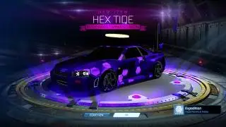 OMG I GOT HEX TIDE!! (ROCKET LEAGUE)