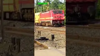 Unknown Express Passing Jirat Station #shorts #short #viral #railway #nabaprorail #indianrailways