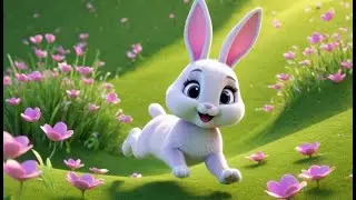 Bella Bunny Hops in Circles | Fun Movement Song for Kids | Nursery Rhymes in English