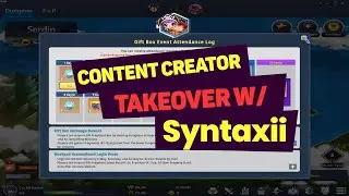 Content Creator Takeover w/ Syntaxii - September 6th Livestream