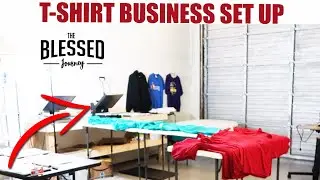 My Warehouse Set Up - Plastisol Heat Transfer T - Shirt Business