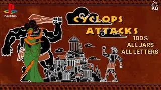 Disney Hercules (PS1) - Cyclops Attack | 100% all jars and all letters 