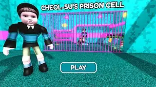 CHEOL-SU'S PRISON RUN! (Obby) GAMEPLAY FULL WALKTHROUGH NO DEATH 4k#scaryobby #roblox