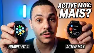 Huawei Fit 4 ou Amazfit Active Max? Diferenças, vantagens e desvantagens