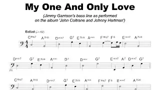 Jimmy Garrison's bass line (ADVANCED JAZZ BALLAD - TRANSCRIBED!! follow ➝ Read ➝ PLAY along)