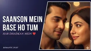 Saanson Mein Base Ho Tum ❤️ | Male Female Romantic Duet | Heart Touching Love Song #song 