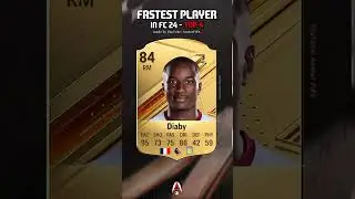 Fastest players in FC 24 #fifa #ballond #football #ballondior #fy #shorts #short #mbappe #vinicius