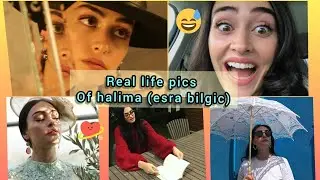 REAL LIFE PICTURES 🤩OF HALIMA SULTAN💕(esra bilgic) cute pictures of esra fun in beach