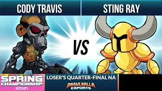 Cody Travis vs Sting Ray - Loser's Quarter-Final - Spring Championship 2021 - NA 1v1