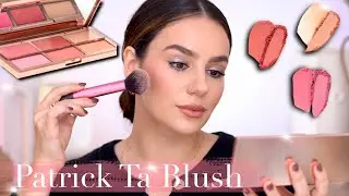 PATRICK TA : BLUSH & HIGHLIGHTER PALETTE : Application & Review || Swatches & Comparison ||