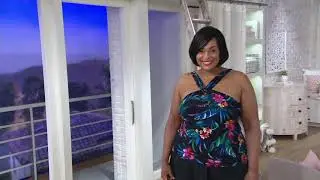 DreamShaper by Miracle Suit High Neck Tankini on QVC