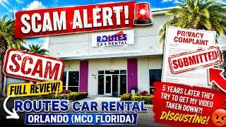 Routes Car Rental Orlando - FULL REVIEW VIDEO EXPERIENCE (Florida)