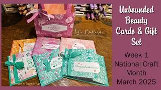 National Craft Month - Week 1 - Cards with a Gift bag