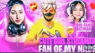 Cute girl streamer fan of my nader #batmangaming