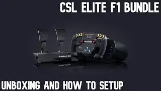 Fanatec CSL Elite F1 Set l Unboxing And How To Setup