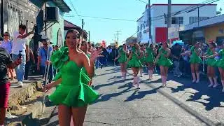 Banda Musical Sonsonate Centro en el desfile de correos 