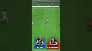 CarlWhizzer shoots a goal into the top of the goal FIFA 23 PS5 #shorts