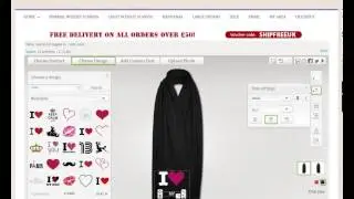 Printed Scarves - Design Your OWN Printed Scarves Online!