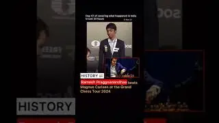 Ramesh praggnanandhaa makes history. #history #news #trending #india #chess #pragg #magnuscarlsen .