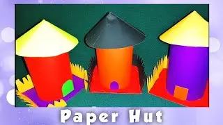 Diy Paper House / How to make paper hut / Diy Paper Hut