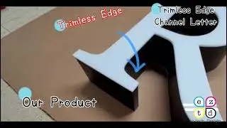 Traditional channel letters vs trimless LED channel letters