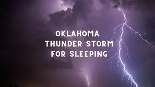 Oklahoma!! Soothing Rain Sounds for Sleeping.
