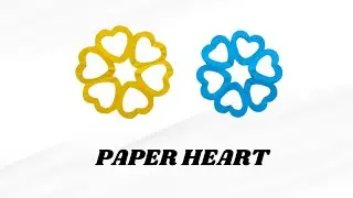 Paper Heart Origami Easy | DIY Paper Heart | Paper Heart Cutting❤️❤️❤️