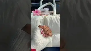 Nail day vlog..🤭💅 Love ouhow this set turned out #naildayvlog #newnails #valentinenails #valentine
