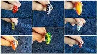 10 Easy nail art design 💅 at home 🏡#naildesign #simplenails #shortvideo #youtubevideo