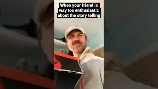 When your friend is too into the story telling #sneakers #sneakerhead #funny
