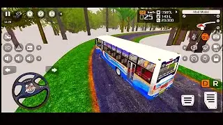 Valparai Hills Hairpin Bend| Bus Driving Game| TNSTC Bus Risky Turning on Bend Road| Gameplay Games