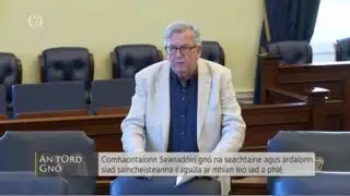 Attempts to silence Senator Ned O'Sullivan as he speaks in defence of Israel & against barbarism