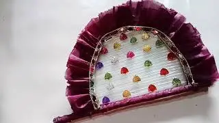 How to Make Hand Fan with straw New Design /Unique Arts/