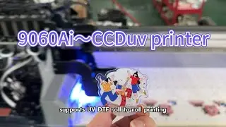 3 in 1 CCD camera uv printer acrylic souvenir color white color printing#ccd printer#uvprotection 