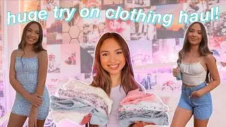 TRY ON CLOTHING HAUL! ft. Princess Polly