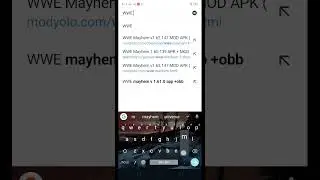 new mod APK WWE mayhem v62 link is this  