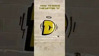 HOW TO MAKE THE LETTER &ldquo;D&rdquo; #graffiti #vandal #bubble #street