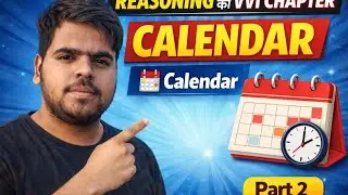 Reasoning 's vvi chapter calendar 🗓️ part-2