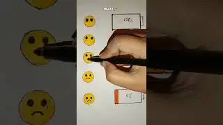 What's your are current battery 🔋#MASArt #emoji #subscribe #shorts #art #satisfying