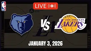 NBA LIVE! MEMPHIS GRIZZLIES vs LOS ANGELES LAKERS | 2025-26 NBA SEASON | January 3, 2026 | NBA 2K26