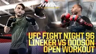 UFC Fight Night 96: Lineker vs. Dodson Workout Highlights