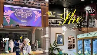 A Bit of Everything : donating books, flower pickup & white coat day !