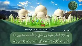 أروع ما قرأ فضيلة الشيخ #محمد_السيد_ضيف #سورة_هود عالية الجودة HD وبصوت نقي جداً.