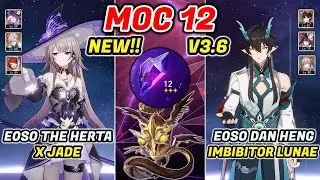 New! MOC 12 3.6 | E0S0 The Herta & E0S0 Imbibitor Lunae | HSR 3.6