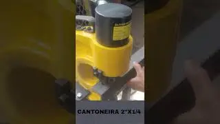 Perfurador hidr&aacute;ulico para chapa de a&ccedil;o CH-70