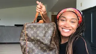 LOUIS VUITTON SAC SOUPLE 45| My first Louie 🥳