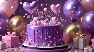 Happy birthday to you| happy birthday video song| happy birthday song| purple cake
